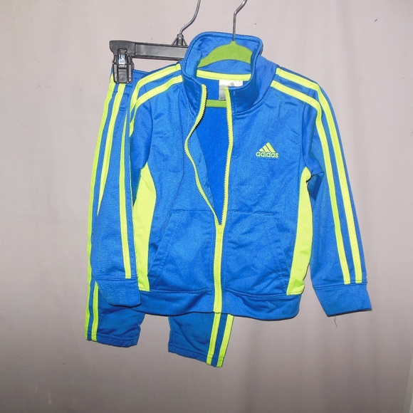 green adidas suit